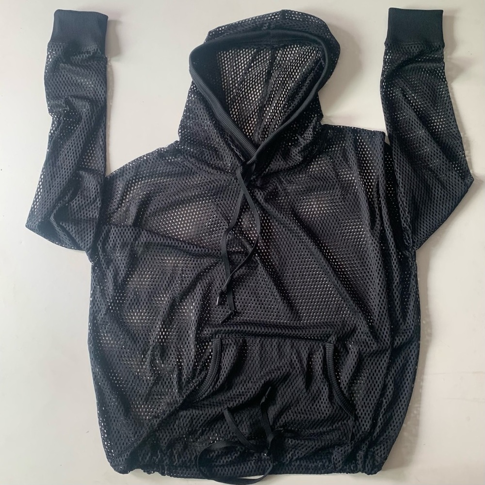 Victoria sport mesh sweater hoodie